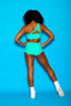 Can't Relate Bra Top - Dark Mint - Ready To Ship