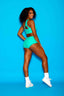 Can't Relate Bra Top - Dark Mint - Ready To Ship