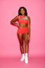 Never Better Celebrity Short - Neon Coral - Ready To Ship