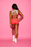 Never Better Celebrity Short - Neon Coral - Ready To Ship