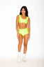 The Count On Me VIP Brief - Neon Yellow Shiny - Ready To Ship - Final Sale
