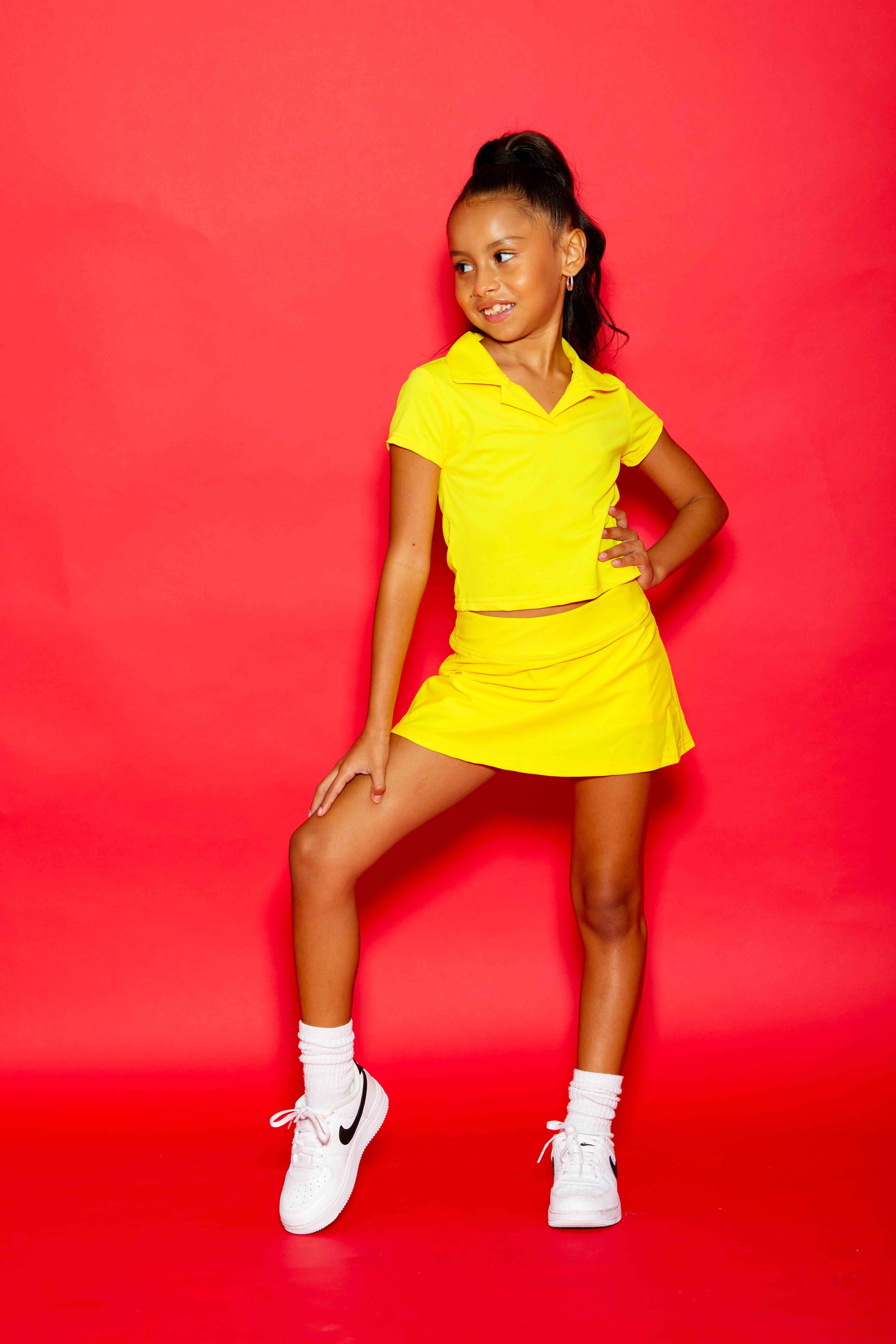 Sweet Pea Top - Sunshine Yellow - Sparkle Plum Exclusive - Ready to Ship