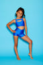 Win Win Chic Short - Royal Blue Shiny - Ready To Ship