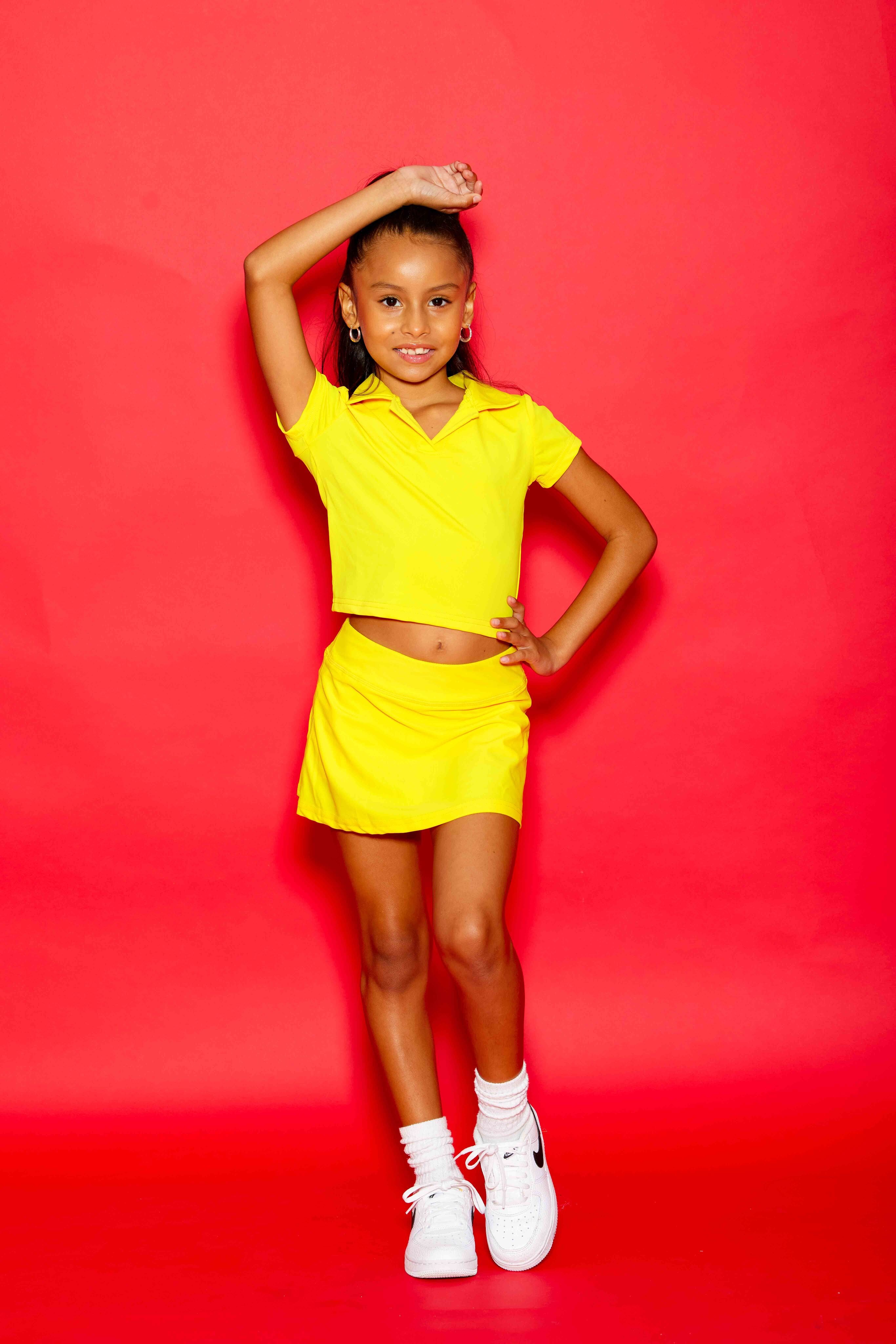 Sweet Pea Top - Sunshine Yellow - Sparkle Plum Exclusive - Ready to Ship