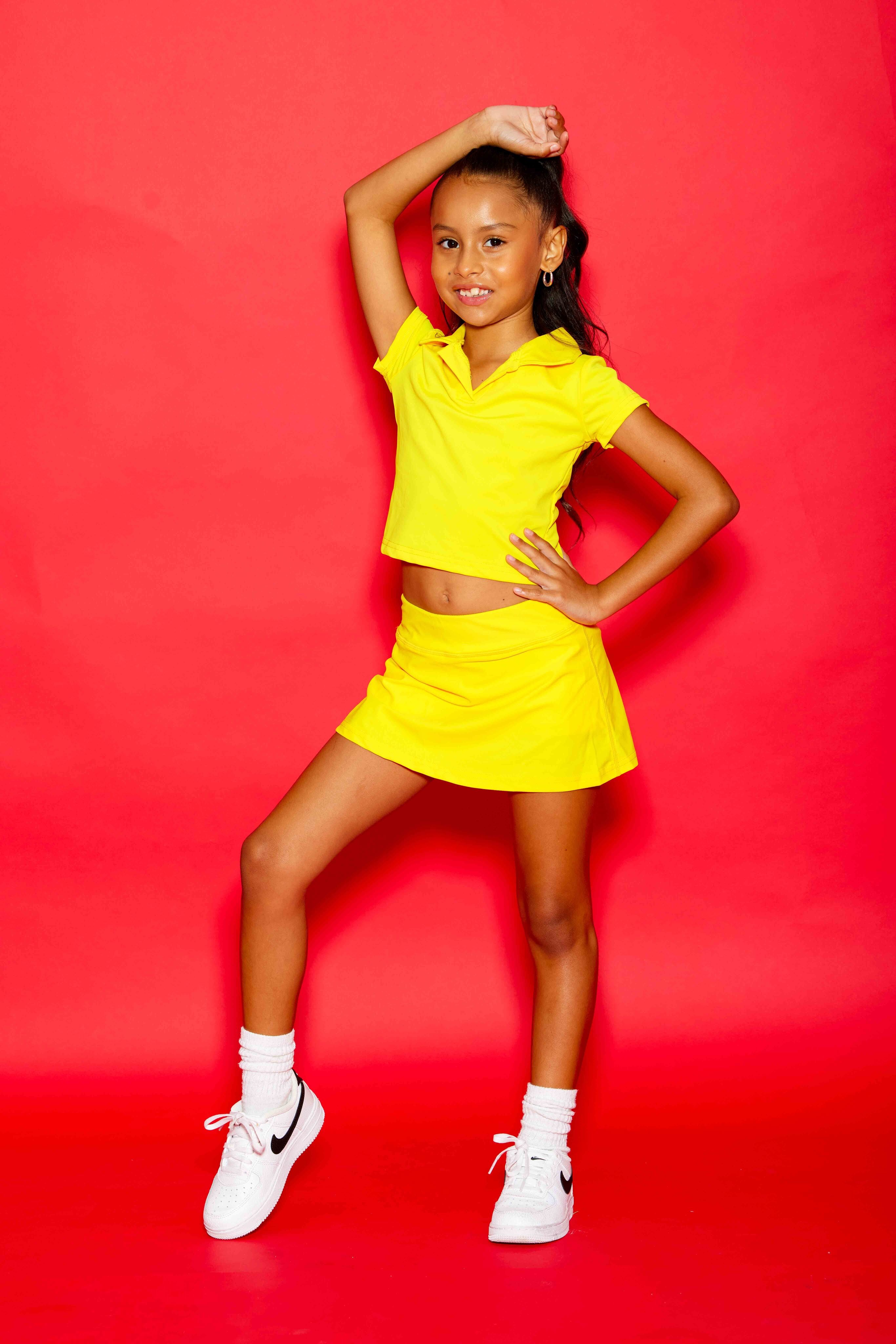 Sweet Pea Top - Sunshine Yellow - Sparkle Plum Exclusive - Ready to Ship