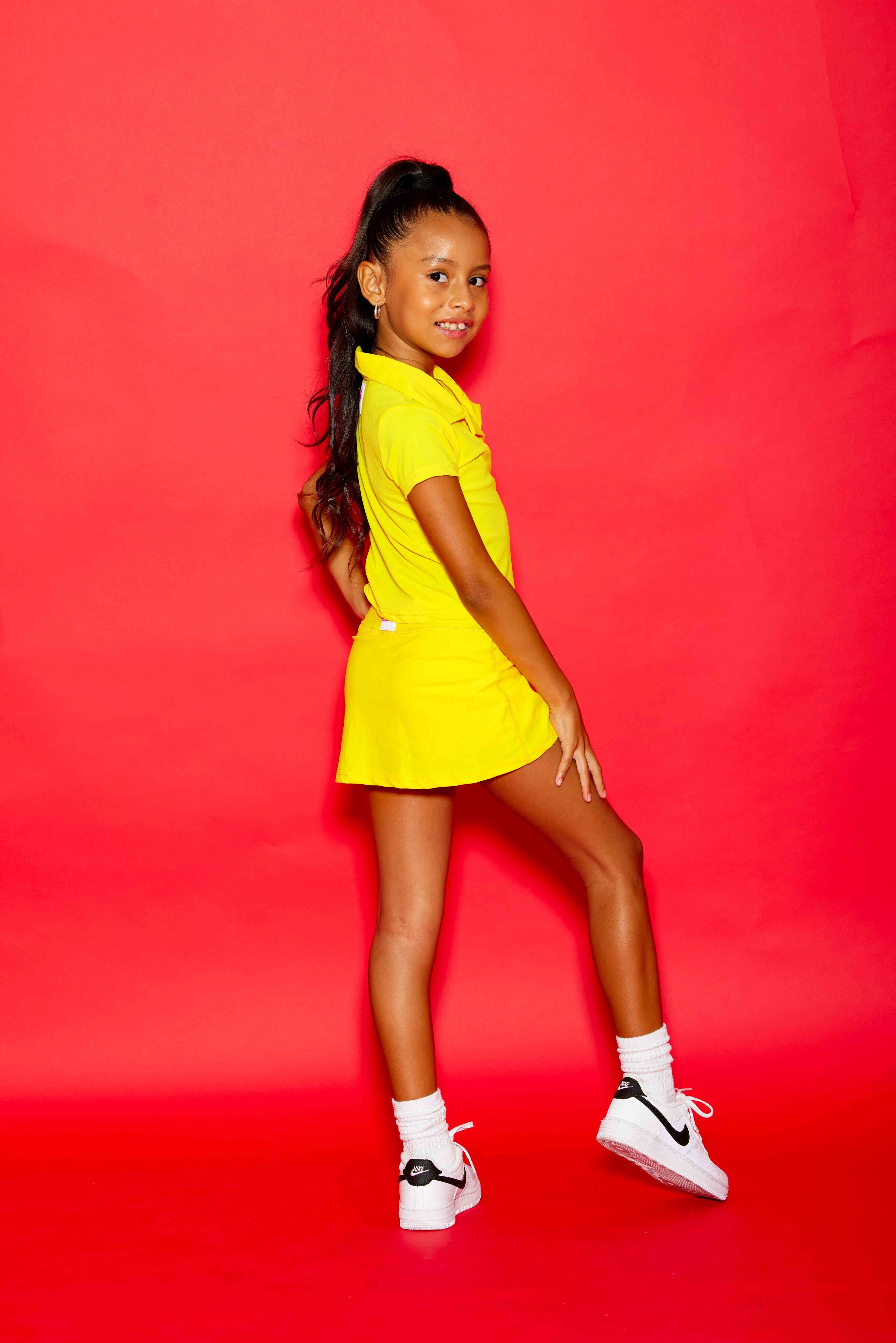 Sweet Pea Top - Sunshine Yellow - Sparkle Plum Exclusive - Ready to Ship