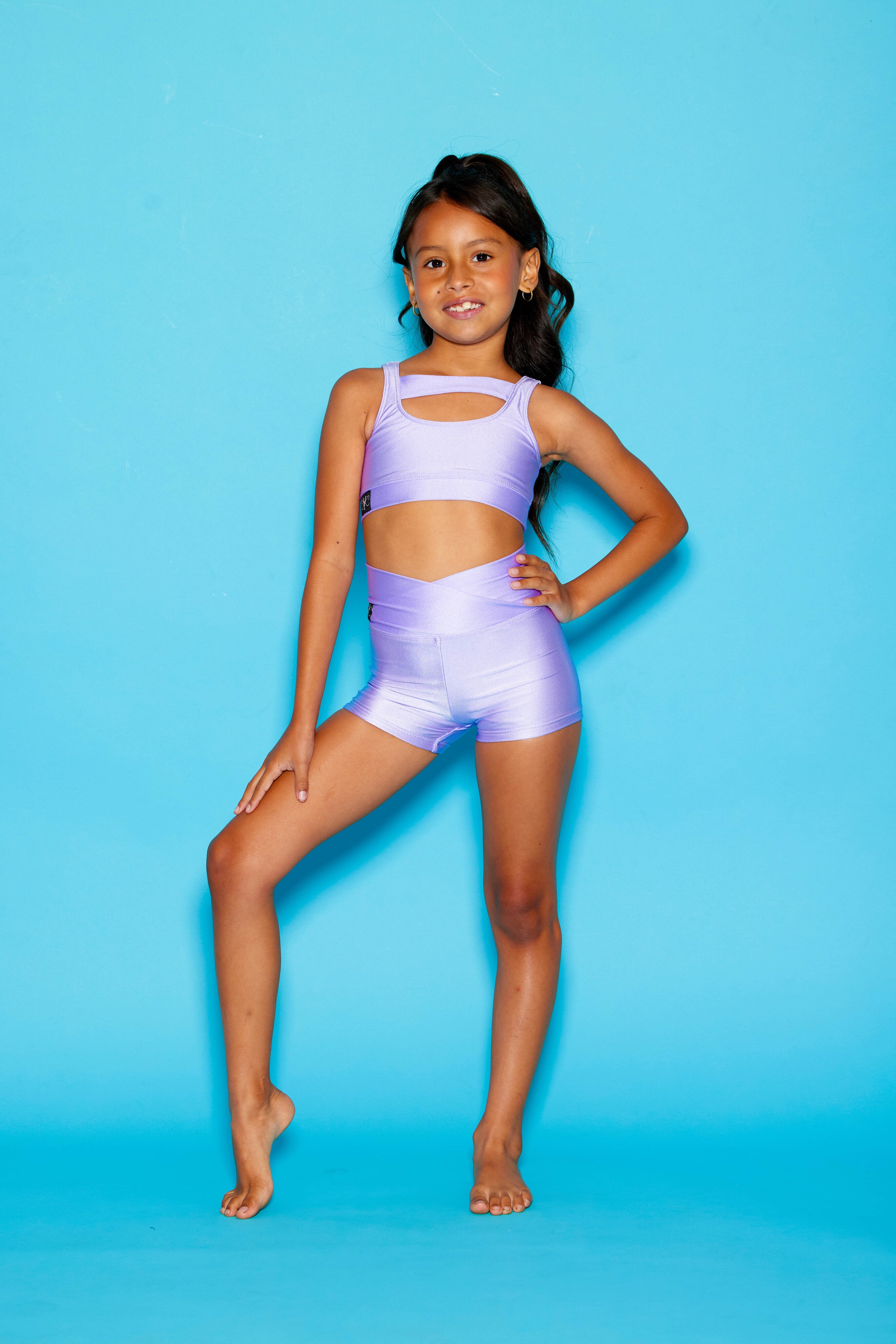 Win Win Bra Top - Lilac Shiny - Ready To Ship