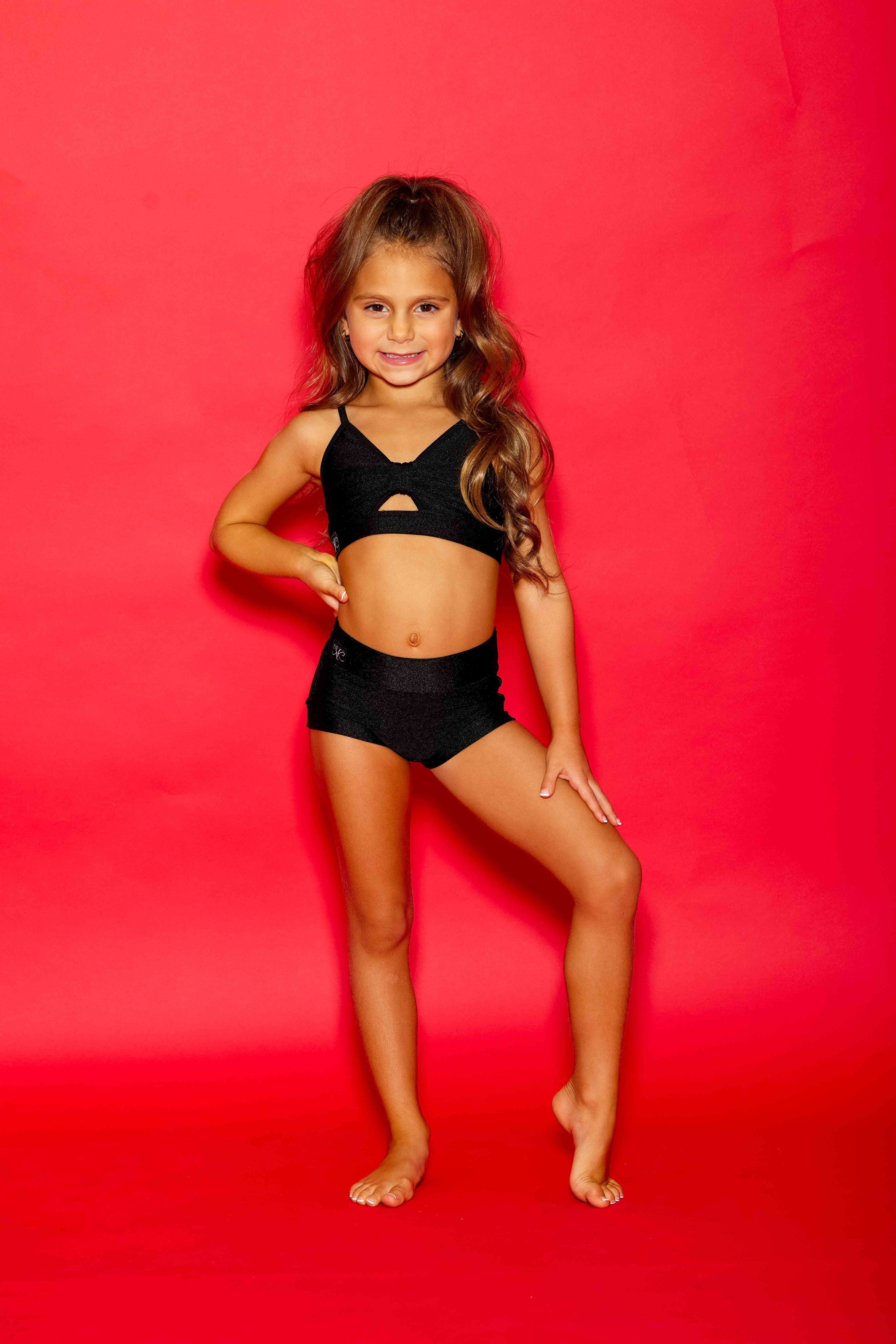 Glow Up! VIP Brief - Black Shiny - Ready To Ship