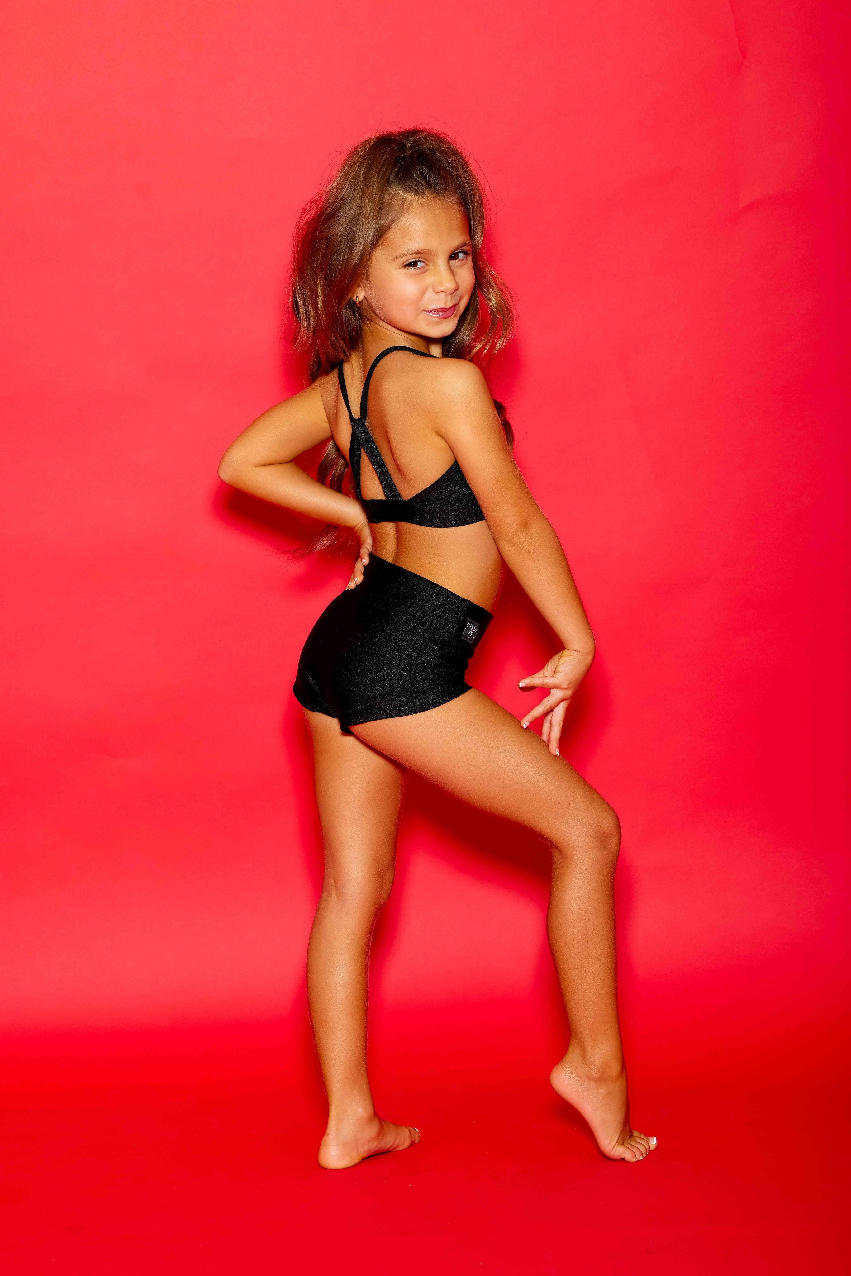 Glow Up! VIP Brief - Black Shiny - Ready To Ship