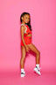 Never Better Celebrity Short - Neon Coral - Ready To Ship