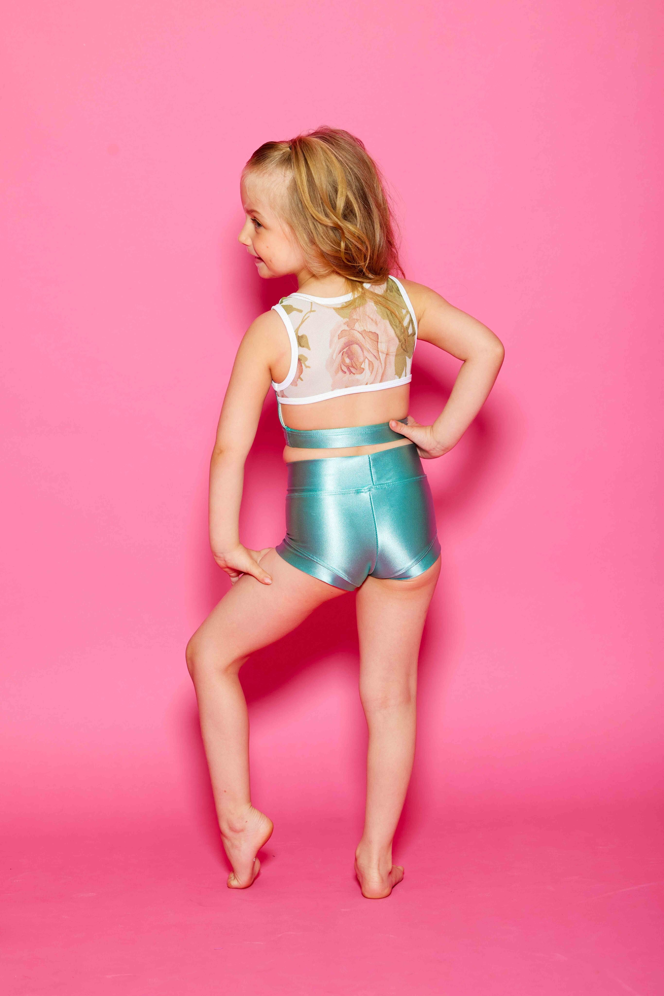 Never Better Bra Top - Sage Shine/Blossom Floral - Ready To Ship