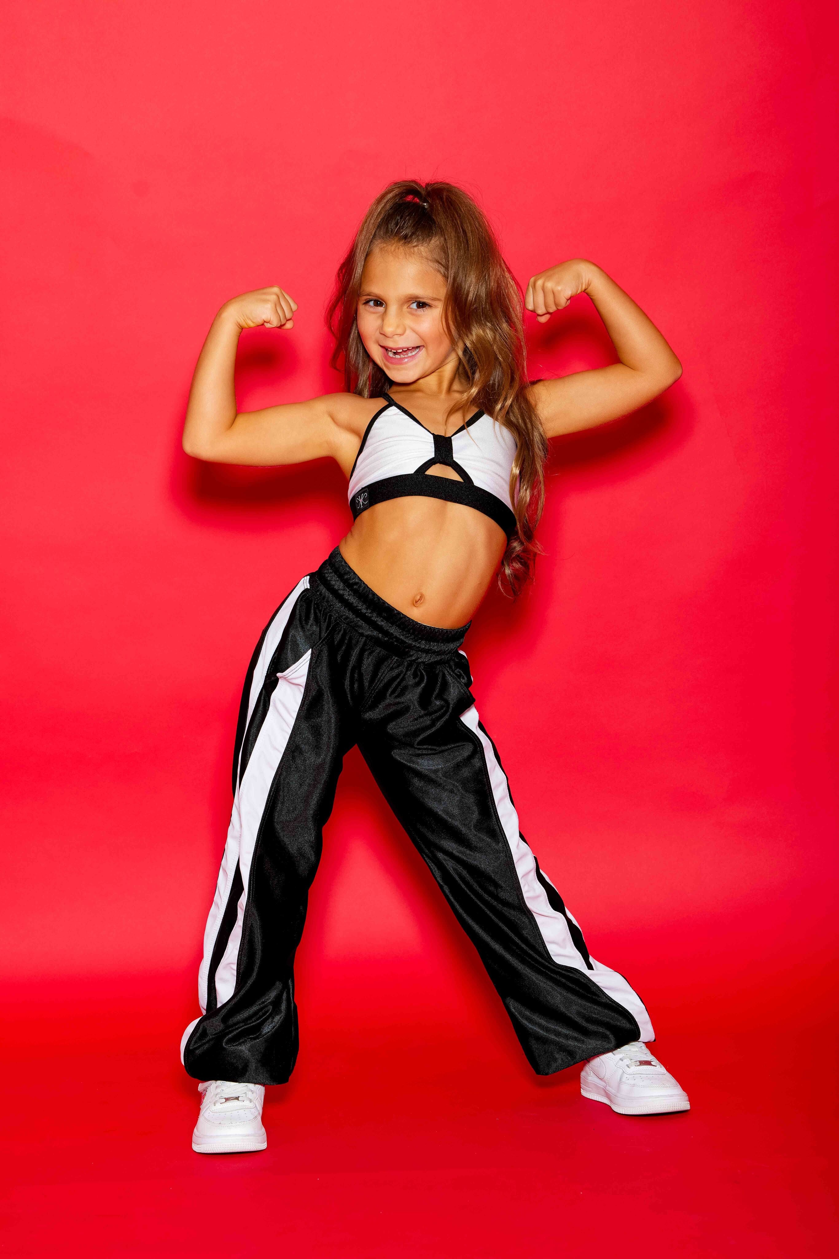 Gotta Dash Jogger - Black Shine/White - Ready to Ship