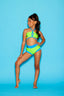 Weekend Brief - Neon Green/Turquoise - Ready To Ship - Final Sale