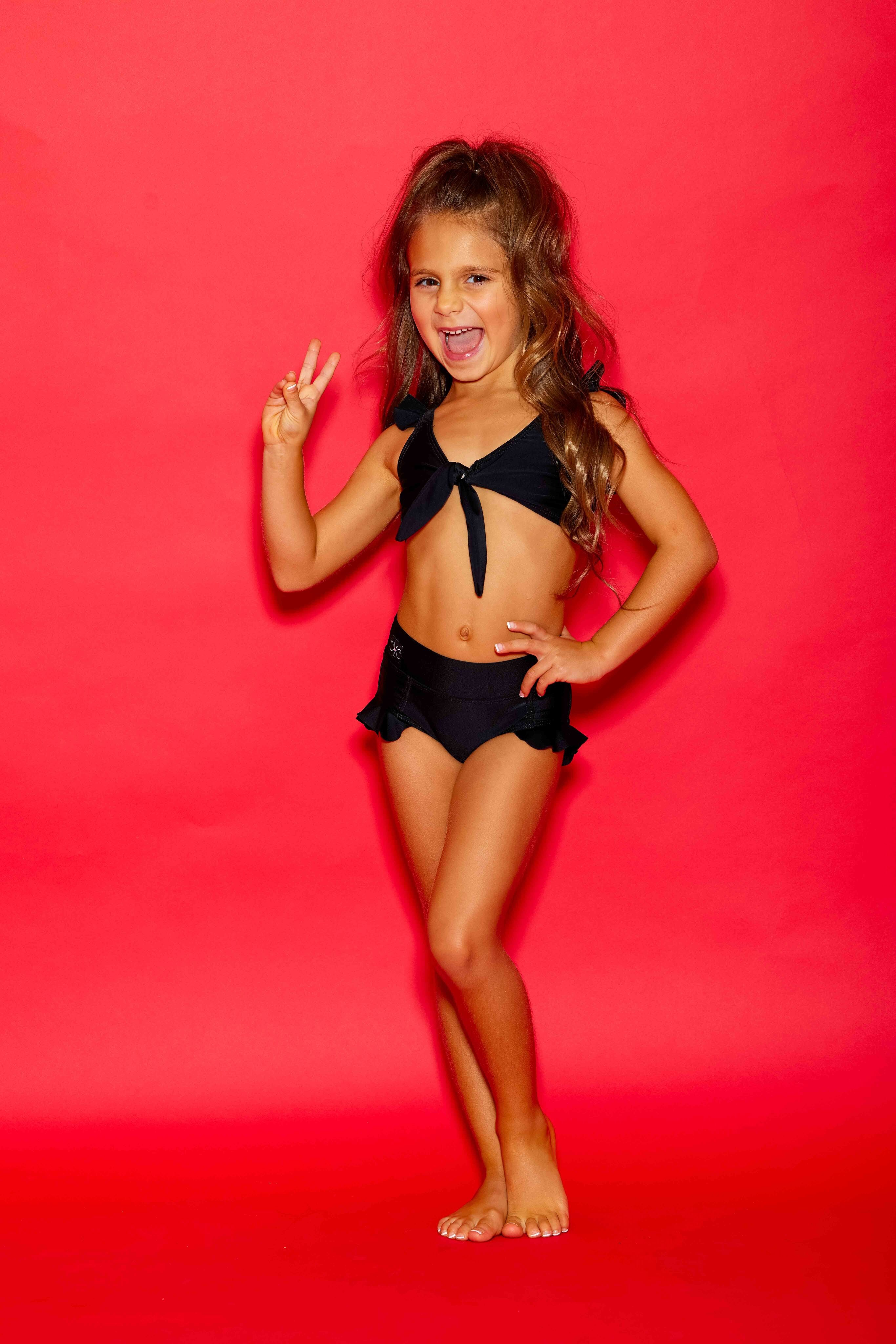 Ready, Set, Dash Bra Top - Black - Ready to Ship