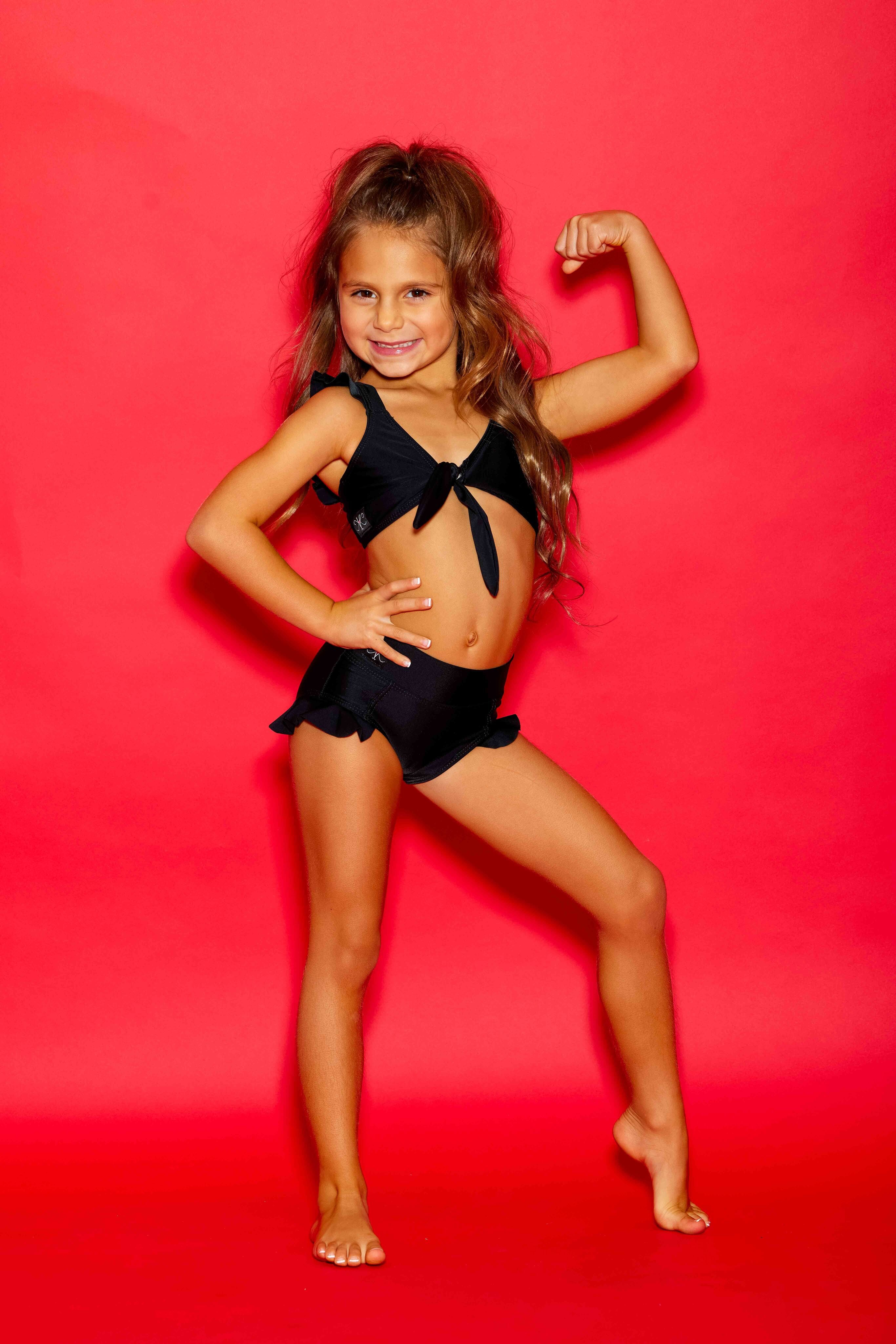 Ready, Set, Dash Bra Top - Black - Ready to Ship