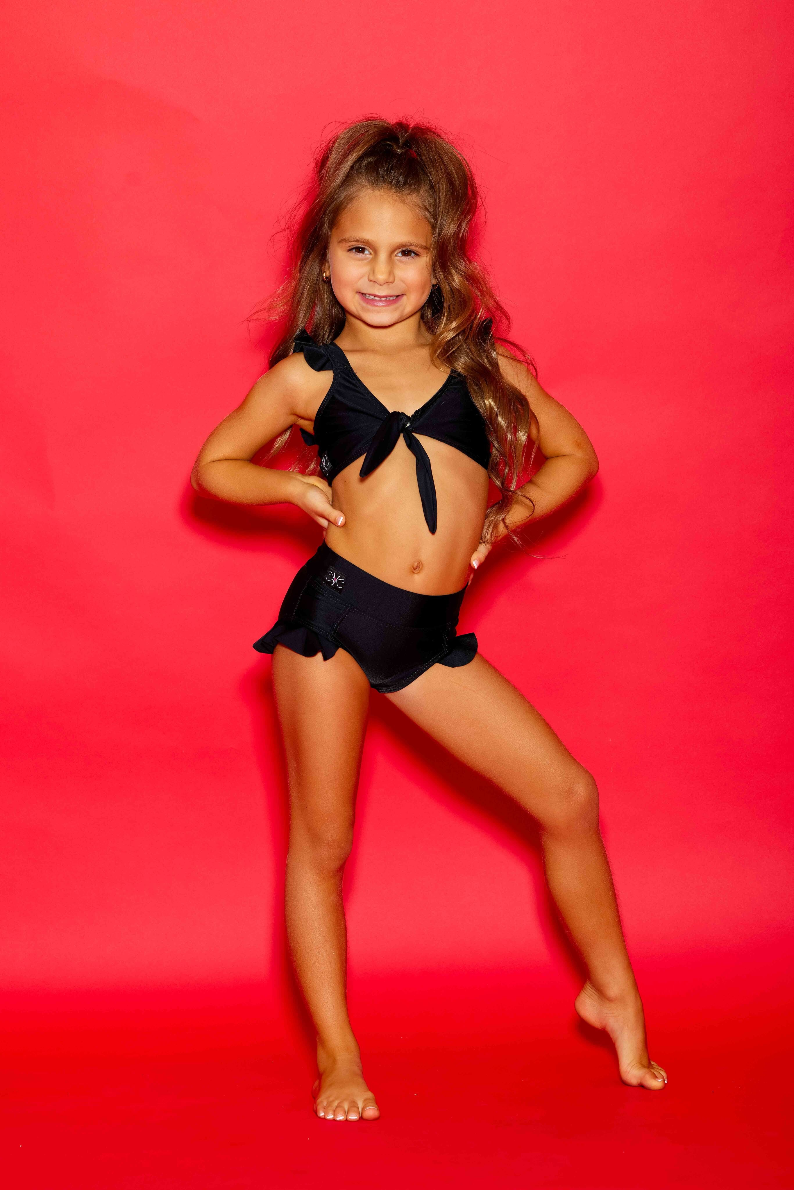 Ready, Set, Dash Bra Top - Black - Ready to Ship