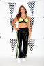 Gotta Dash Jogger - Black Shine/Chartreuse Shiny - Ready to Ship