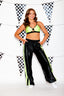 Gotta Dash Jogger - Black Shine/Chartreuse Shiny - Ready to Ship