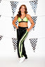 Gotta Dash Jogger - Black Shine/Chartreuse Shiny - Ready to Ship