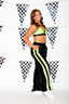 Gotta Dash Jogger - Black Shine/Chartreuse Shiny - Ready to Ship
