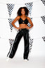Gotta Dash Jogger - Black Shine/White - Ready to Ship