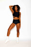 Criss Cross VIP Brief - Black - Ready To Ship