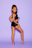Simply Cinched Short - Black - Ready To Ship - Final Sale