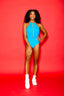 Eye Kandi Leotard - Turquoise - Ready to Ship - Final Sale