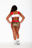Ready, Set, Dash Bra Top - Cheetah Velvet/Red/White - Ready to Ship