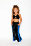 Gotta Dash Jogger - Black Shine/Royal Blue Shiny - Ready to Ship