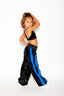 Gotta Dash Jogger - Black Shine/Royal Blue Shiny - Ready to Ship