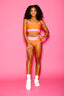 Mykonos Brief - Neon Orange/Lilac - Ready To Ship - Final Sale