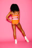 Mykonos Brief - Neon Orange/Lilac - Ready To Ship - Final Sale