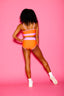 Mykonos Brief - Neon Orange/Lilac - Ready To Ship - Final Sale
