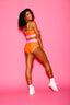 Mykonos Brief - Neon Orange/Lilac - Ready To Ship - Final Sale