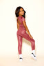 Timeout Jumpsuit - Rust Slick - Ready to Ship - Final Sale