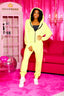 OG Kandi Kouture Sweatpant - Chartreuse Without Rhinestone Logo - Teen Sizes - Ready To Ship - Final Sale