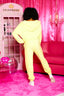 OG Kandi Kouture Sweatpant - Chartreuse Without Rhinestone Logo - Teen Sizes - Ready To Ship - Final Sale