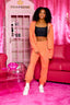 OG Kandi Kouture Sweatpant - Tangerine Without Rhinestone Logo - Teen Sizes - Ready To Ship - Final Sale