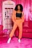OG Kandi Kouture Sweatpant - Tangerine Without Rhinestone Logo - Teen Sizes - Ready To Ship - Final Sale