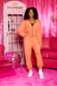 OG Kandi Kouture Sweatpant - Tangerine Without Rhinestone Logo - Teen Sizes - Ready To Ship - Final Sale