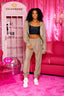 OG Kandi Kouture Sweatpant - Mocha Without Rhinestone Logo - Teen Sizes - Ready To Ship - Final Sale