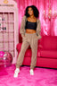 OG Kandi Kouture Sweatpant - Mocha Without Rhinestone Logo - Teen Sizes - Ready To Ship - Final Sale