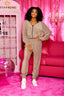 OG Kandi Kouture Sweatpant - Mocha Without Rhinestone Logo - Teen Sizes - Ready To Ship - Final Sale