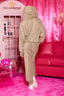 OG Kandi Kouture Sweatpant - Mocha Without Rhinestone Logo - Teen Sizes - Ready To Ship - Final Sale