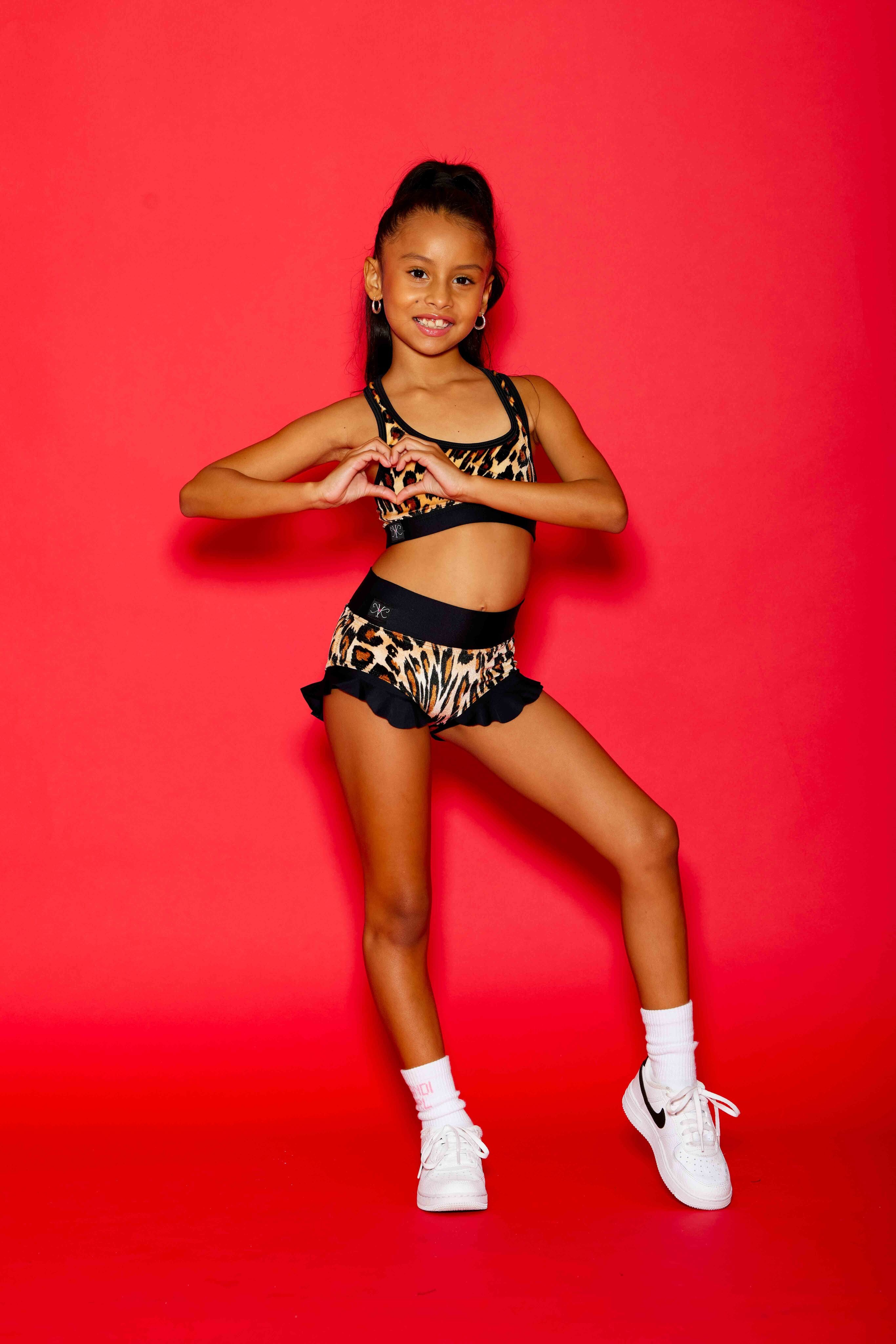 Lolita Brief - Jungle Velvet/Black - Ready To Ship