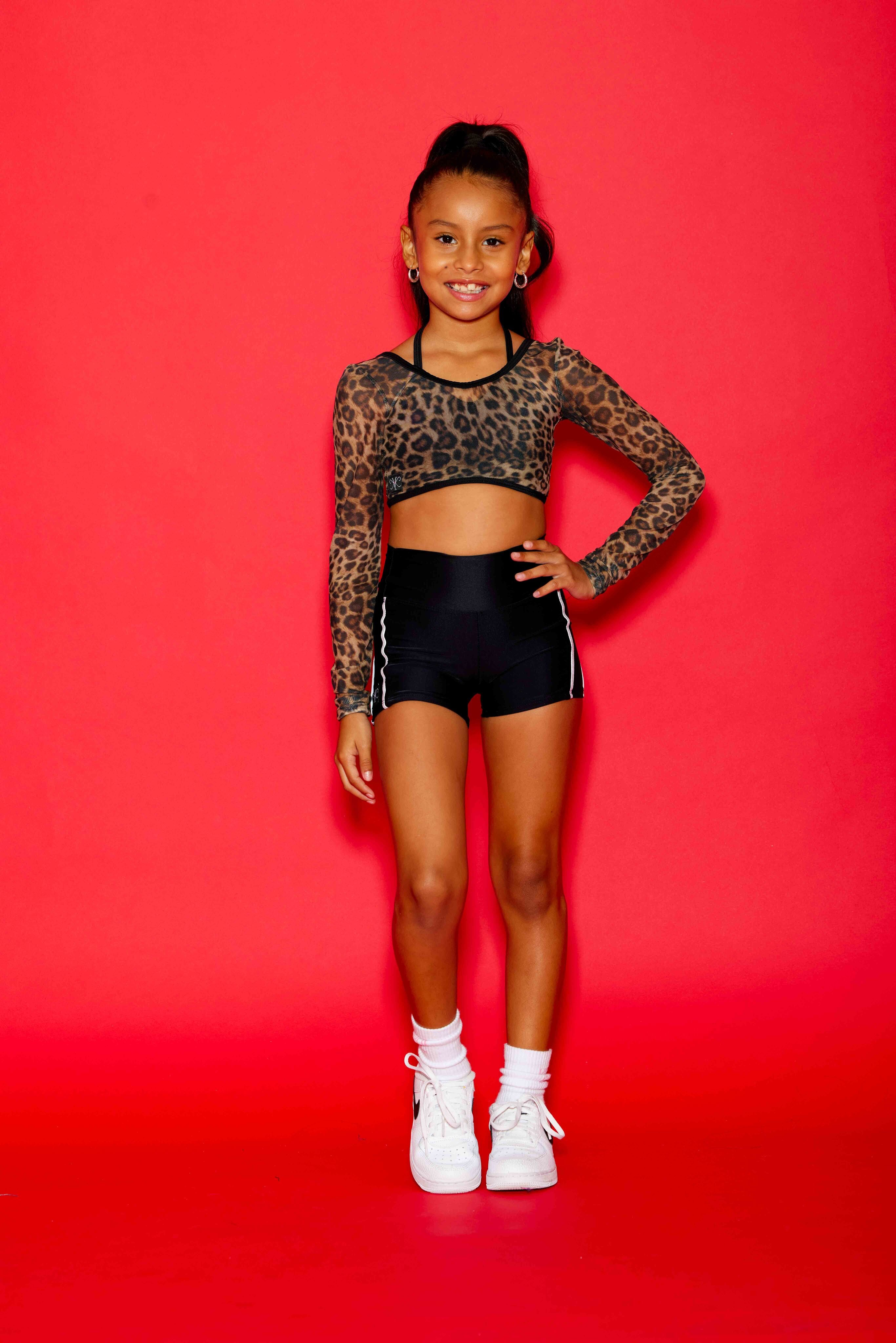 The #1 Mesh Crop Top - Wild Leopard - Ready To Ship
