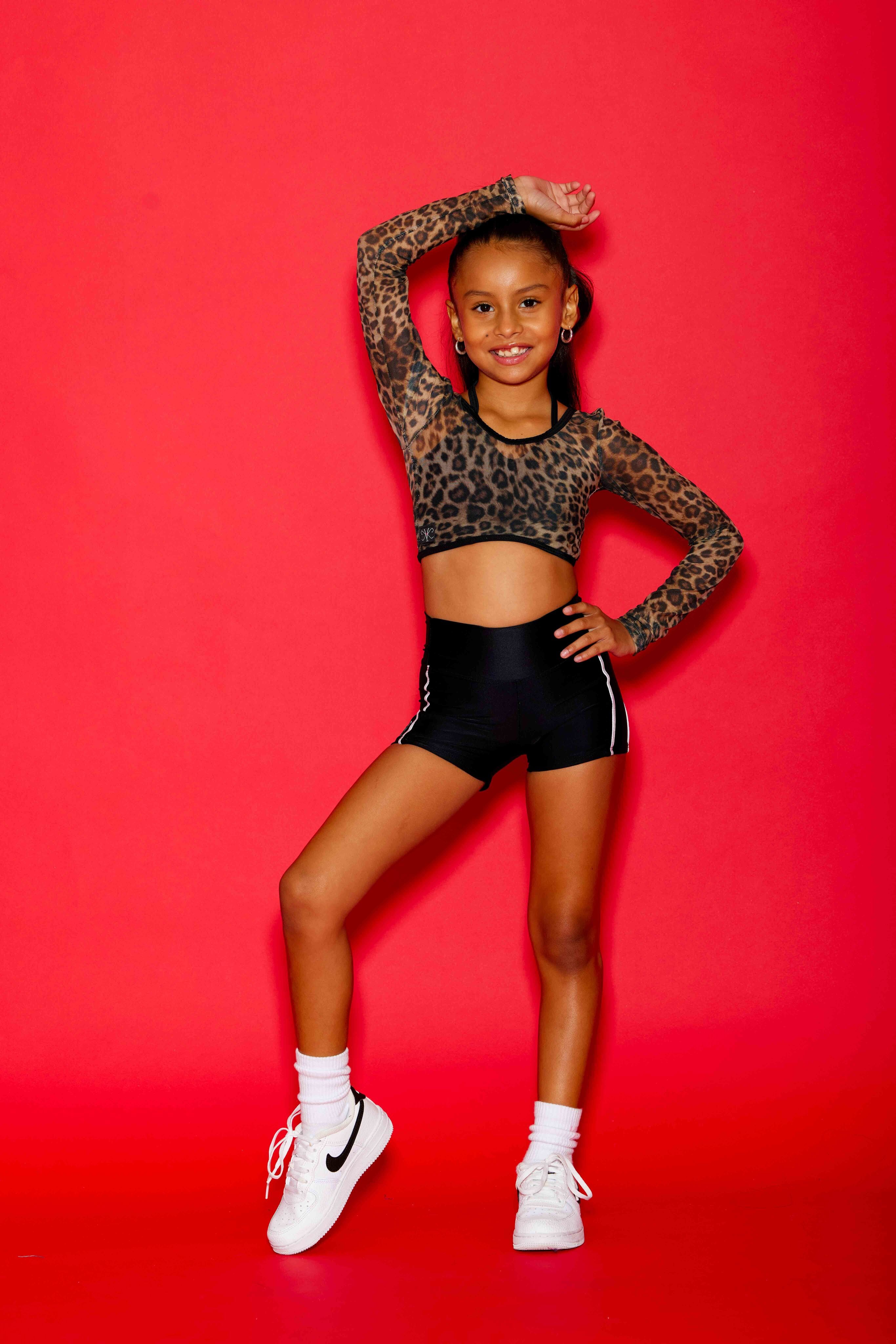 The #1 Mesh Crop Top - Wild Leopard - Ready To Ship