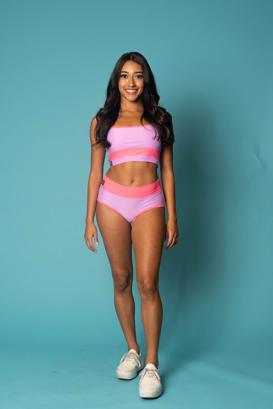 Mykonos Brief - Lilac/Salmon - Ready To Ship - Final Sale