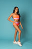 Mykonos Brief - Neon Orange/Lilac - Ready To Ship - Final Sale